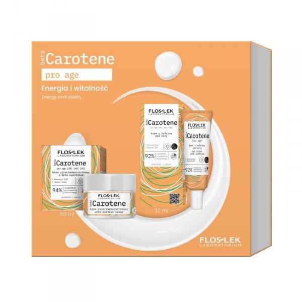 FLOSLEK Zestaw betaCAROTENE pro age Energia i witalność