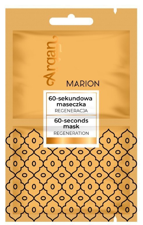 MARION Argan Maseczka 60-sekundowa do włosów Regeneracja 1 op. - 2 x 7,5 ml