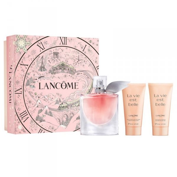 LANCOME La Vie Est Belle Zestaw Woda perfumowana 50 ml + Balsam do ciała 50 ml + Żel pod prysznic 50 ml