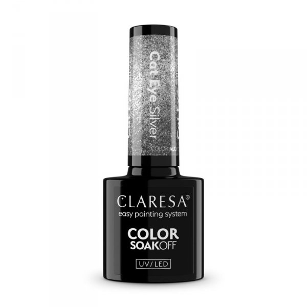 CLARESA Lakier hybrydowy Alchemy Cat Eay Silver 5g