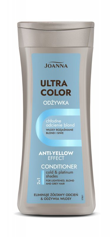 JOANNA Ultra Color Koloryzująca odżywka do włosów - chłodne odcienie blond 200g