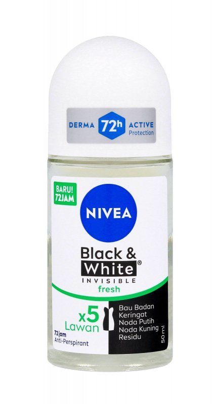 NIVEA DEO Roll-on 50ml Women INSVI.Black&Whit Fre&