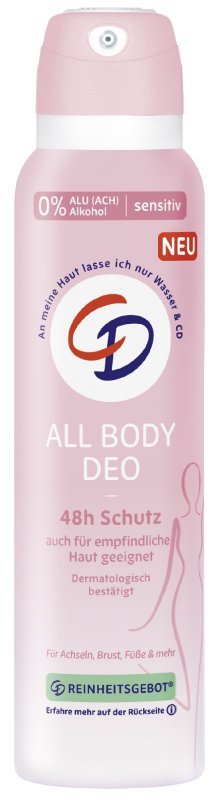 CD Roll-on Dezodorant w sprayu 48H All Body 150 ml