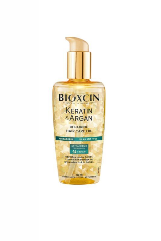 BIOXCIN Keratin&Argan Olejek do włosów regenerujący 150 ml