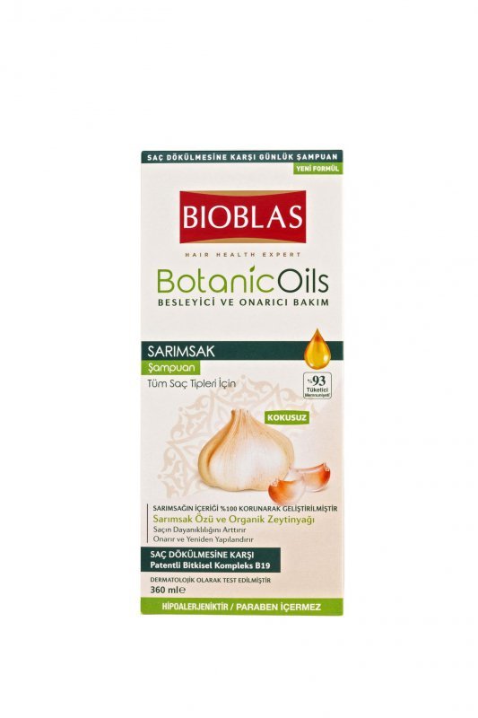 BIOBLAS Botanic Oils Szampon do włosów z czosnkiem 360 ml