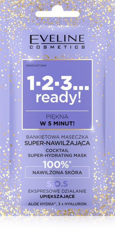 EVELINE SASZ Maseczka 8ml 123 READY Nawilżająca