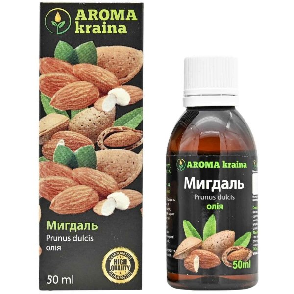 Olej Migdałowy, Naturalny, AROMA kraina, 50ml