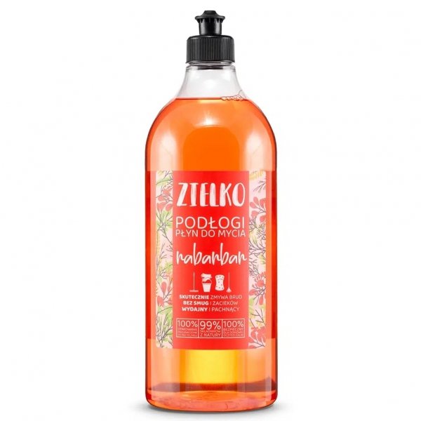 Płyn do mycia podłóg RABARBAR, Zielko, 1000ml