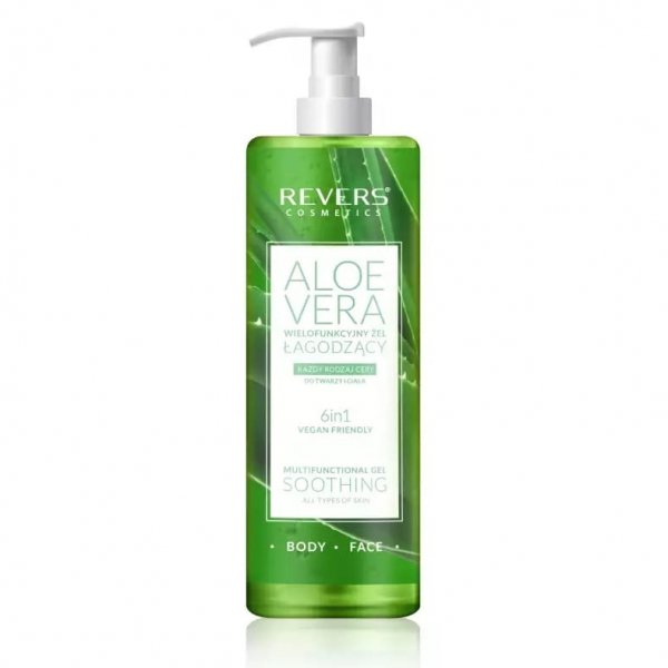 Revers Żel do twarzy i ciała Aloe Vera wielofunkcyjny łagodzący, każdy rodzaj cery 400 ml