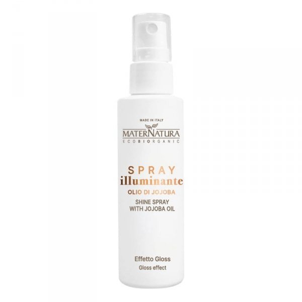 Spray do włosów nabłyszczający z olejkiem jojoba, MaterNatura, 100ml