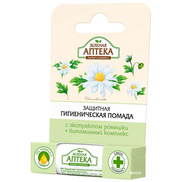 Ochronny Balsam do Ust z Rumiankiem, Green Pharmacy, 3,6 g
