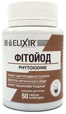 Fitojod, Ochrona Tarczycy, Elixir, 60 tabletek