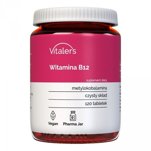Witamina B12 100 µg, Vitaler’s, 120 tabletek