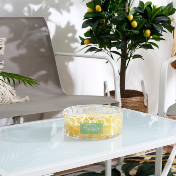 Świeca na Komary Citronella, 19cm, 4 knoty