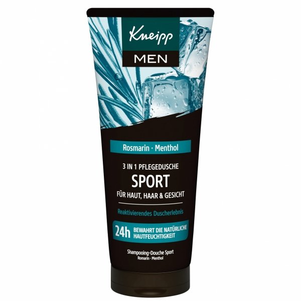 Męski Żel pod prysznic 2w1 SPORT Rozmaryn &amp;Mięta, Kneipp, 200ml