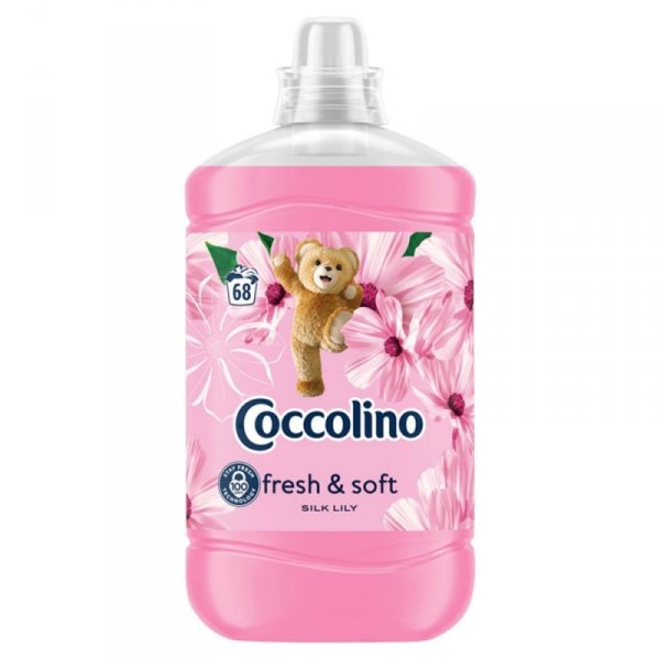 COCCOLINO Fresh & Soft Płyn do płukania tkanin Silk Lily (68 prań) 1700 ml