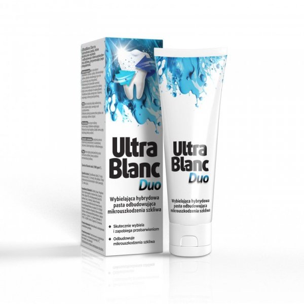 ULTRABLANC  Wybielająca Hybrydowa Pasta do zębów odbudowująca Duo 75ml