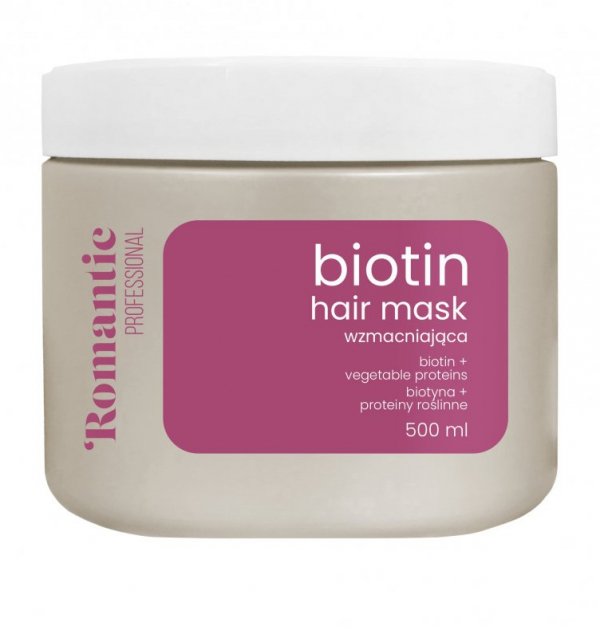ROMANTIC Maska do włosów Biotin 500 ml