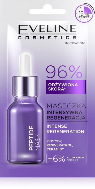 EVELINE Maska do twarzy Intensywna Regeneracja - Peptide 8 ml