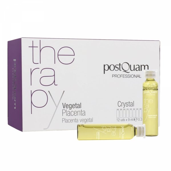 Kuracja przeciw wypadania włosów Vegetal Placenta postQuam, 12x9ml