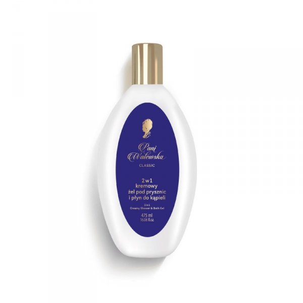 Kremowy żel pod prysznic i płyn do kąpieli 2w1 PANI WALEWSKA Classic, 475ml