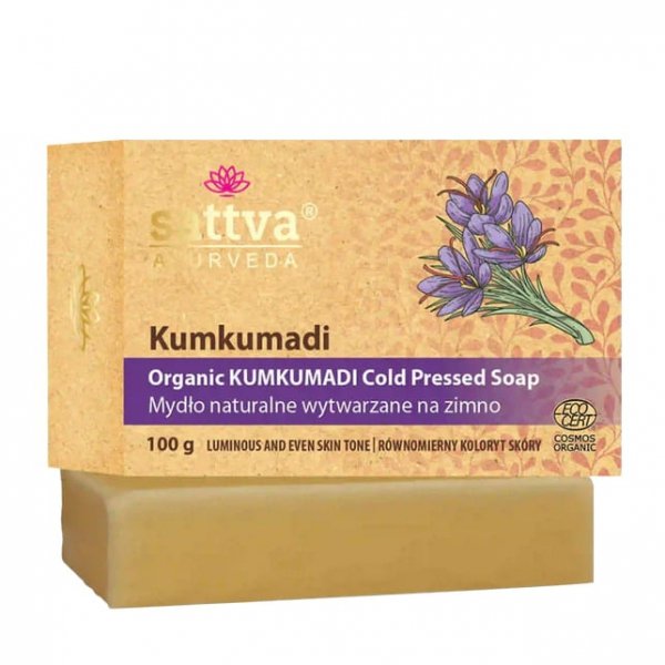Organiczne mydło wytwarzane na zimno - Kumkumadi, Sattva