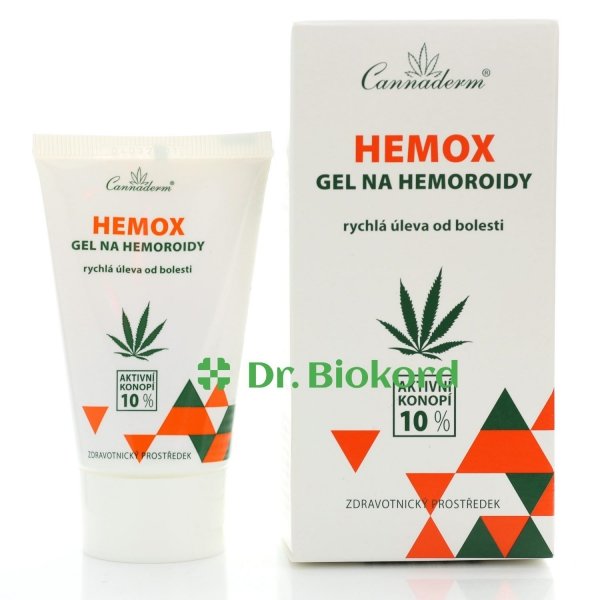Żel konopny na hemoroidy, Cannaderm Hemox, 40 g