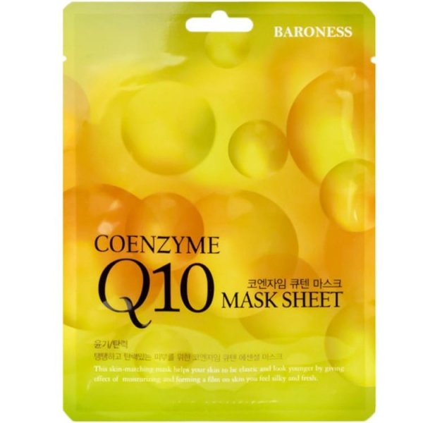 Ujędrniająca Maska w płachcie Coenzyme Q10 Mask Sheet BARONESS