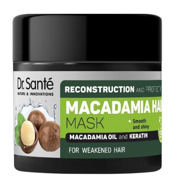 Maska do włosów Odbudowa i ochrona włosów, Dr.Sante Macadamia, 300 ml