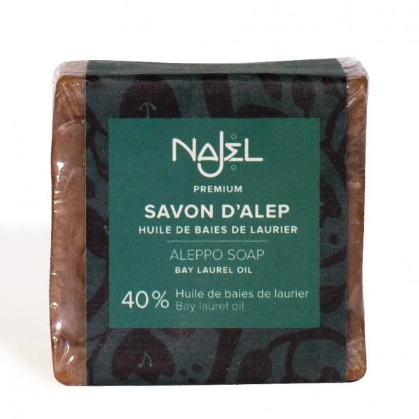 Мыло Оливковое 40% лаврового масла, Aleppo, Najel
