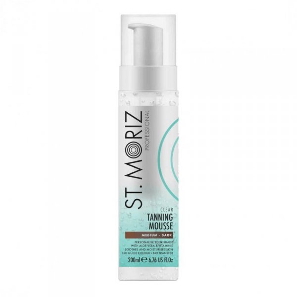 Bezbarwna Pianka samoopalająca medium-dark, ST.MORIZ Professional, 200ml