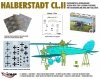 MIRAGE 480005 1:48 Halberstadt CL.II Photographic & Reconaissance Version With Crew & Ground Personnel For Fliegerabteilung Artillerie FA(A) Units