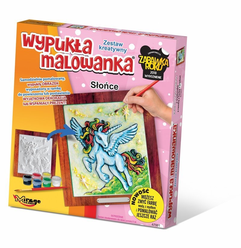 Mirage 67001 [Wypukła Malowanka] Jednorożec – SŁOŃCE 