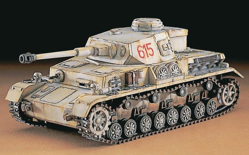 Hasegawa MT43 1/72 Pz.Kpfw. IV ausf. G (German Army Battle Tank)