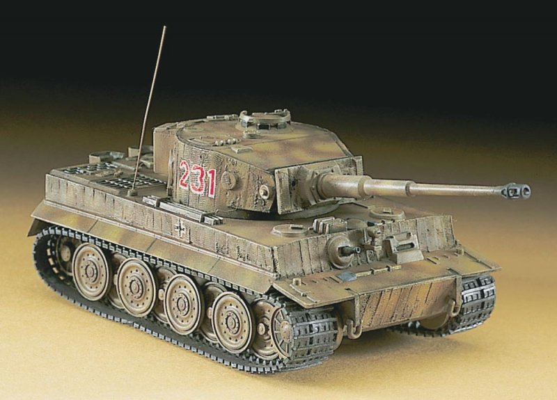 Hasegawa MT36 1/72 Pz.Kpfw VI Tiger I ausf.E 'Late Model' (German Army)