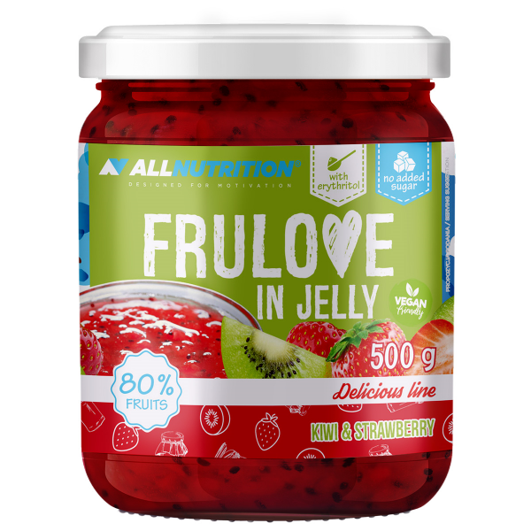 All Nutrition FRULOVE In Jelly Kiwi &amp; Strawberry 500g