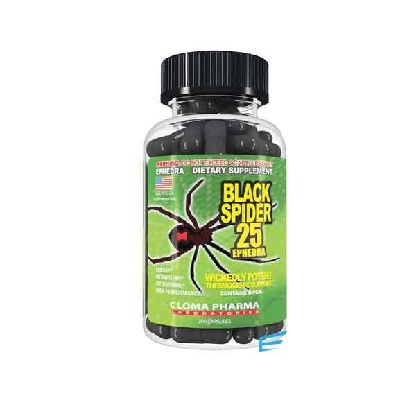 Cloma Black Spider 25 100 caps