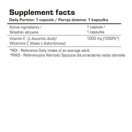 7Nutrition Vitamin C 1000 90 caps