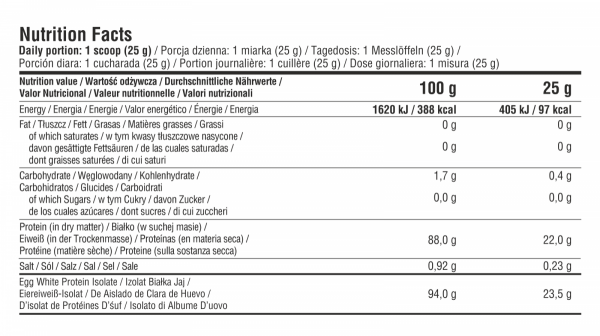 7Nutrition EGG Protein Isolate 900g