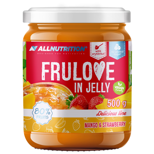 All Nutrition FRULOVE In Jelly Mango &amp; Strawberry 500g