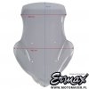 Szyba ERMAX SCOOTER HIGH 68 cm SYM CRUISYM 125 / 300 2022 - 2024