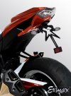 Uchwyt tablicy rejestracyjnej ERMAX PLATE HOLDER Kawasaki Z1000 2010 - 2013