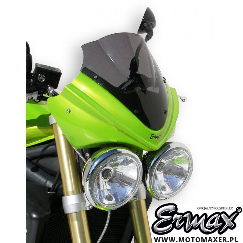 Szyba owiewka ERMAX NOSE FAIRING 25 cm Triumph Street Triple