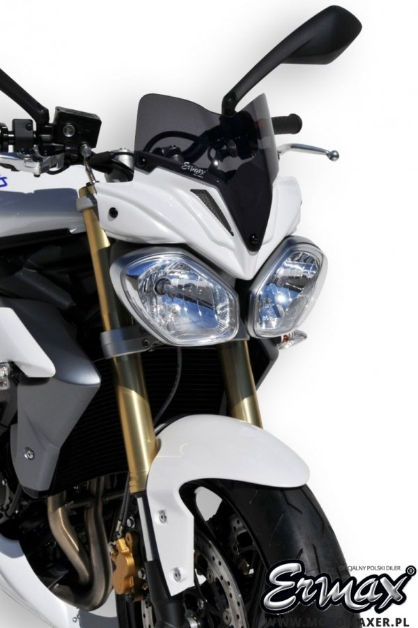 Szyba / owiewka ERMAX NOSE FAIRING 21 cm Triumph Street Triple 675 / 675 R 2013 - 2015 