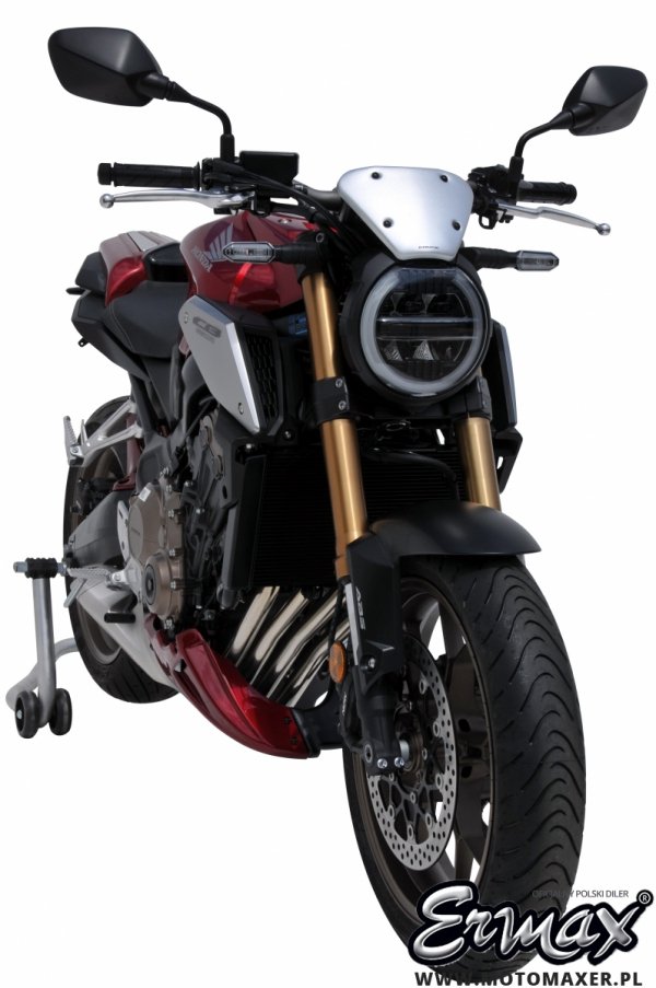 Szyba / owiewka ERMAX SPORT NOSE aluminium 15 cm Honda CB650R 2019 - 2020