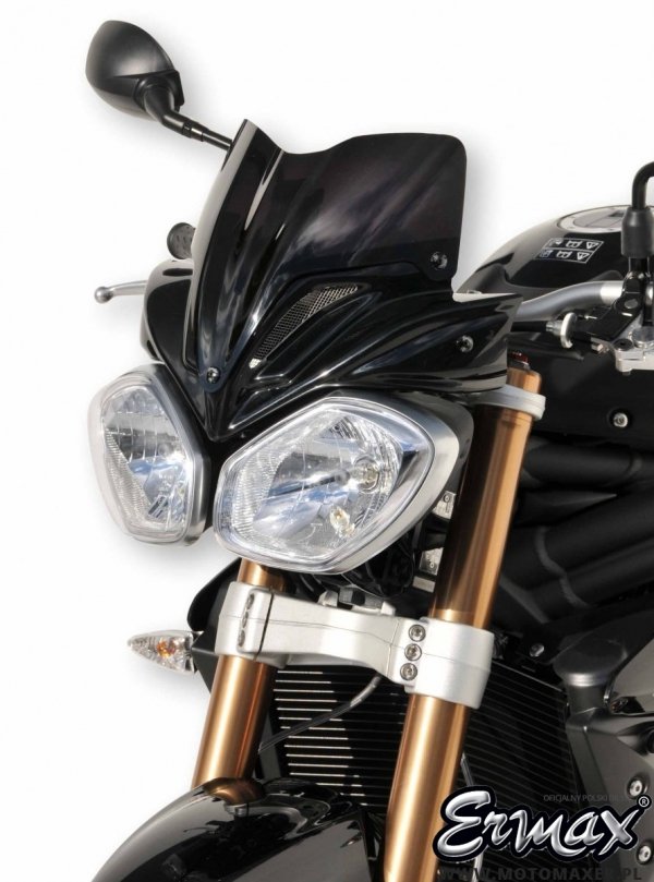 Szyba / owiewka ERMAX NOSE FAIRING 21 cm Triumph Speed Triple 1050 2011 - 2018