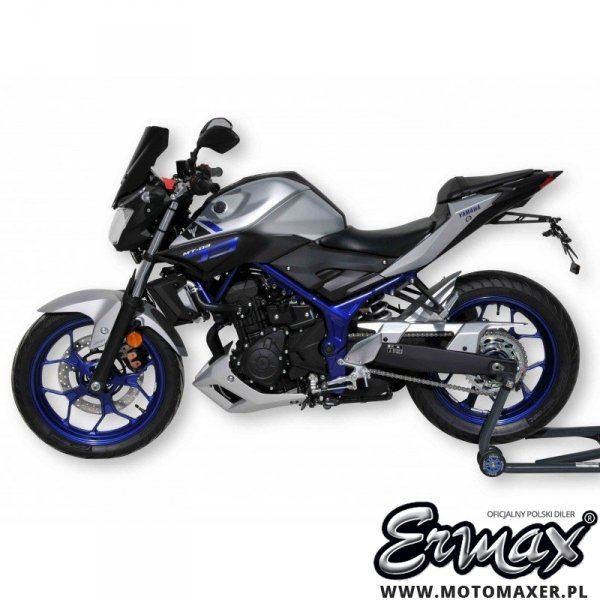 Aluminiowy uchwyt tablicy rejestracyjnej ERMAX PLATE HOLDER Yamaha MT-03 2016 - 2019