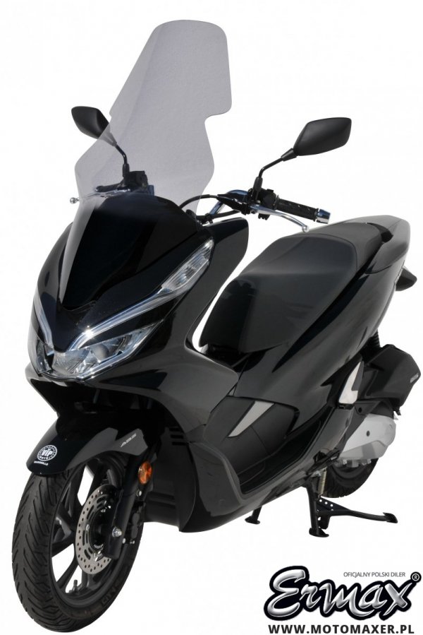 Szyba ERMAX SCOOTER HIGH 85 cm z osłonami na ręce Honda PCX 125 2014 - 2018