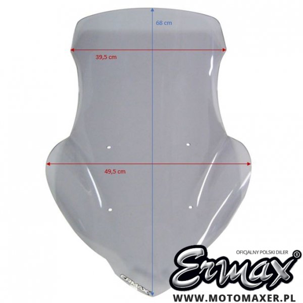 Szyba ERMAX SCOOTER HIGH 68 cm SYM CRUISYM 125 / 300 2022 - 2024