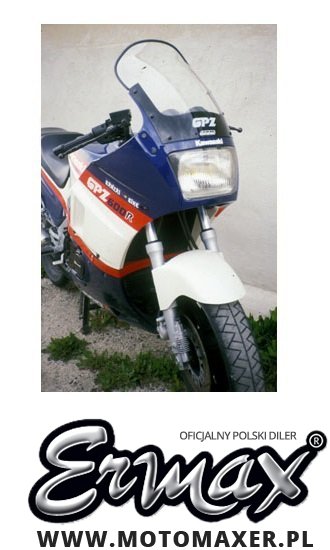 Szyba ERMAX HIGH Kawasaki GPZ 600R BLACKBIRD 1985 - 1989